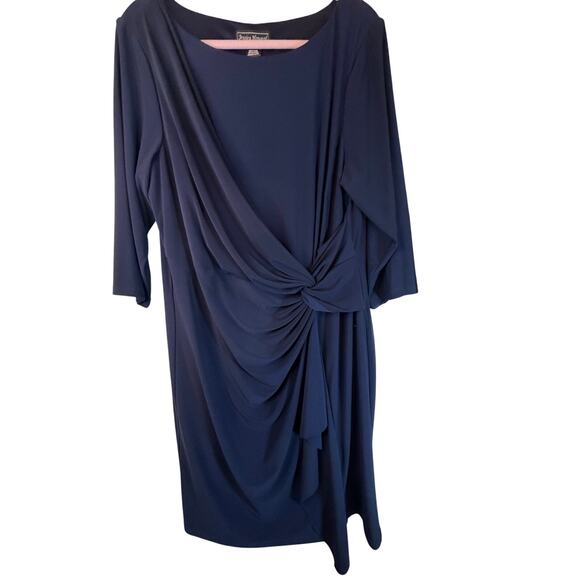 Jessica Howard Navy Blue Dress - Size 16W - Picture 5 of 11